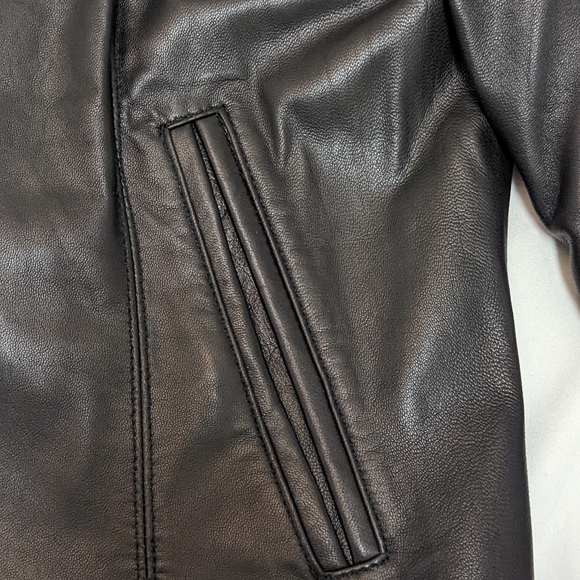 Harley Davidson Leather Jacket Studded Logo/Wings on Back & Sleeves NWOT - Picture 4 of 15